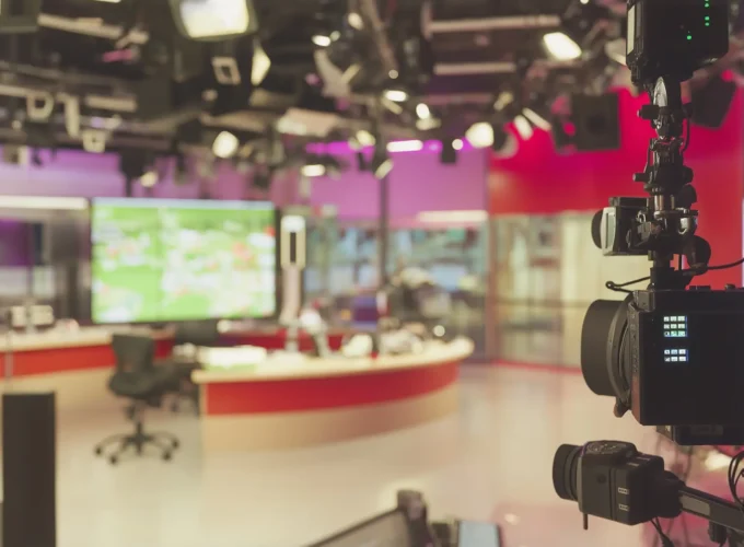 Modern TV Studio Setup Modern TV Studio Setup